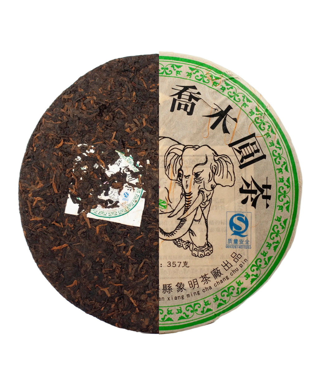 Шу Пуер Менхай Цяо Му зі старих дерев 2007 р.