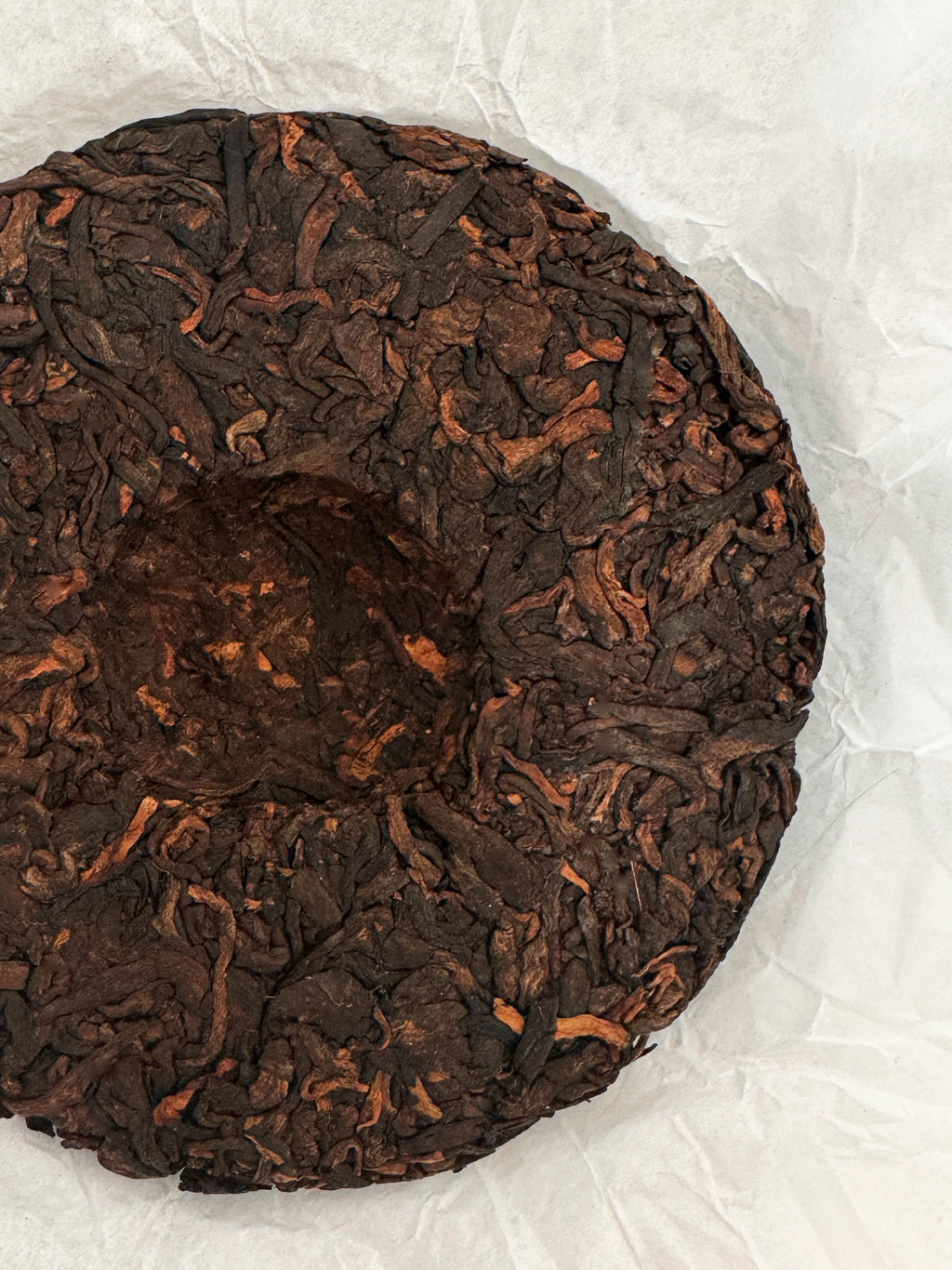 малий млинець чорний шу пуер Бао Тан Цзю Чжай Сяо Бін 2023 р., 100 грам