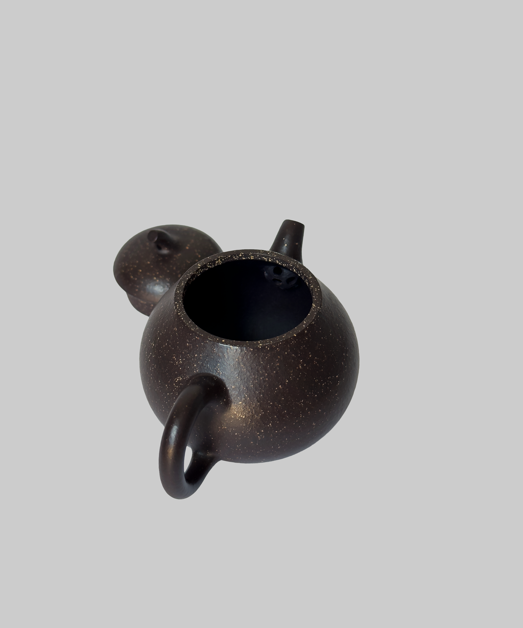 Ісінський чайник Хей Цзінь Це Гуа "Гарбуз з чорного золота". Chaguan - посуд для чаювань і чайних церемоній. 