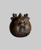 Фігурка з ісінської глини ручної роботи, дракон, дракончик.