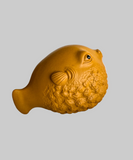 Фігурка для чайної церемонії та чаювання з ісінської глини, золота рибка ручної роботи