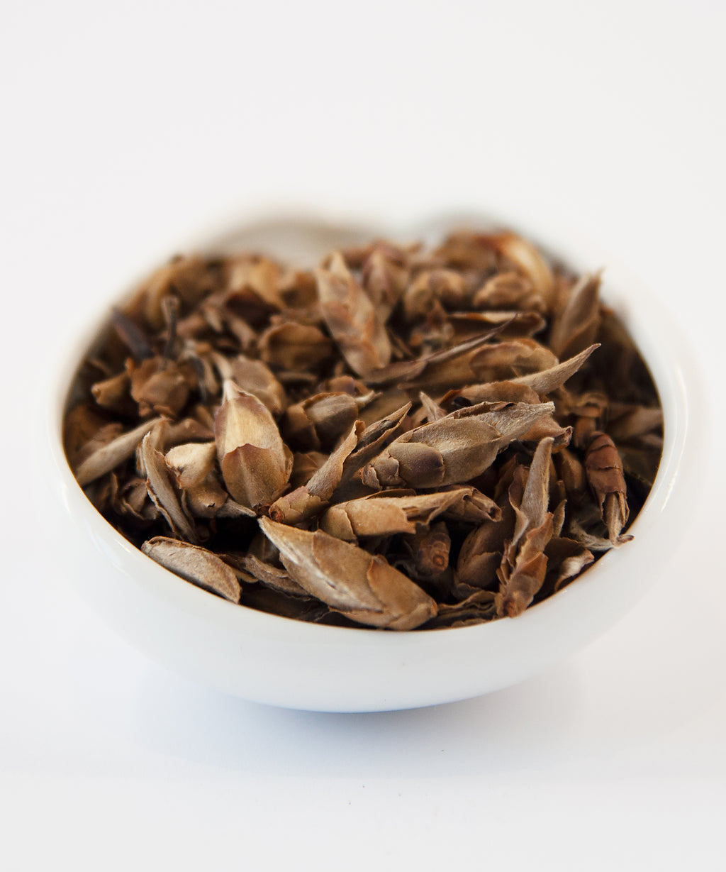 білий чай Я Бао, пуерні бруньки; белый чай Я Бао, пуэрные почки