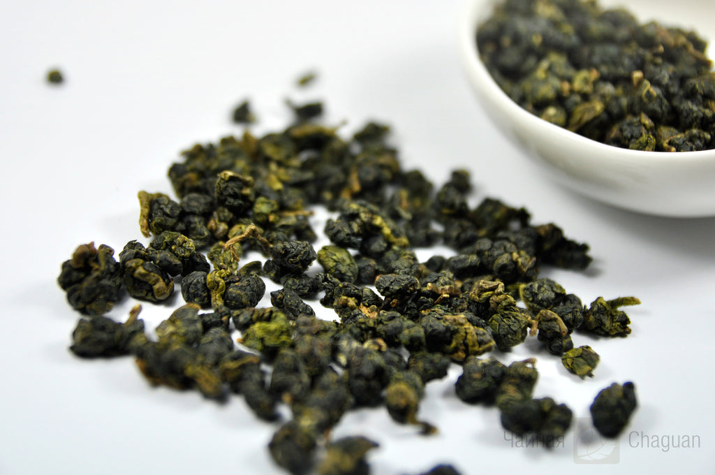 тайванський високогірний улун Дун Дін, улун з морозного піку; тайванский высокогорный улун Дун Дин, улун с морозного пика