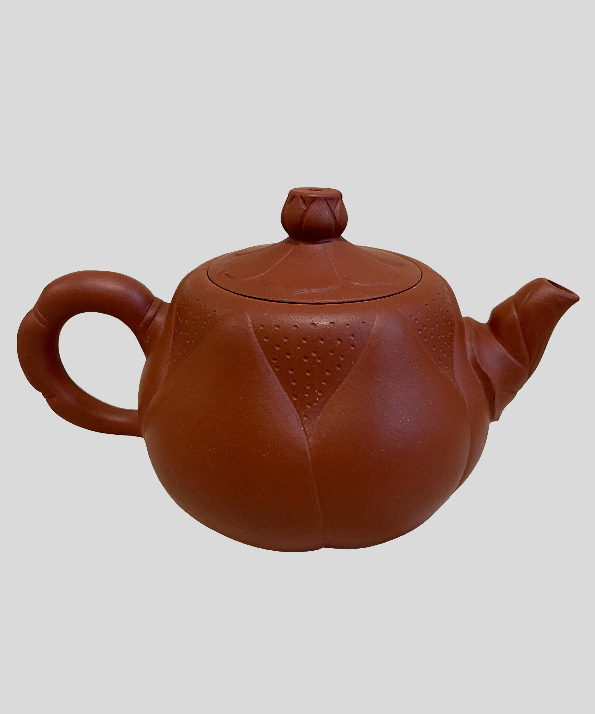 чайник Лієн Хуа "Лотос" ісінська глина чжу ні для чайної церемонії; чайник из исинской глины для чайной церемонии