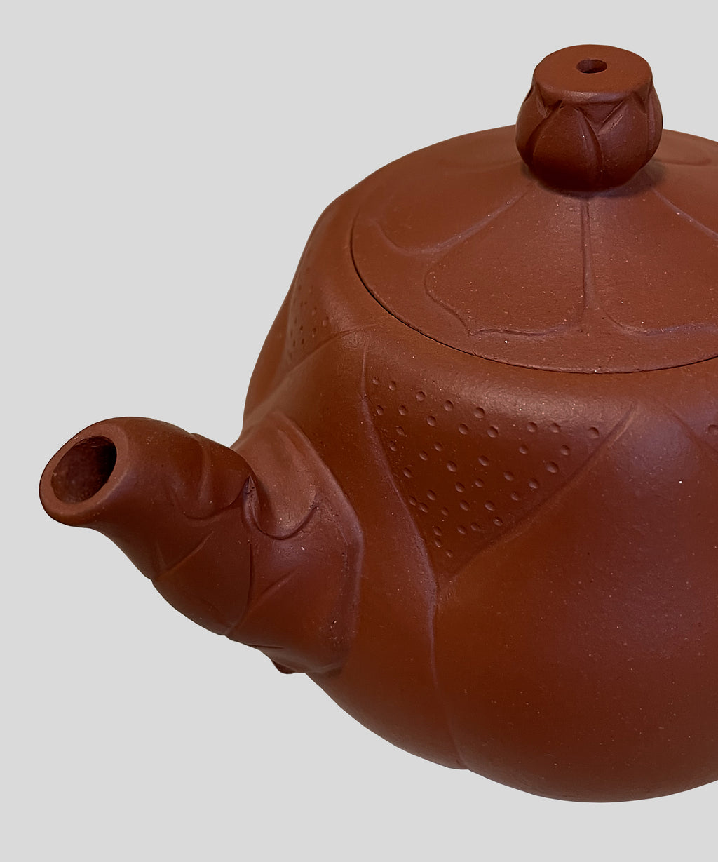 чайник Лієн Хуа "Лотос" ісінська глина чжу ні для чайної церемонії; чайник из исинской глины для чайной церемонии